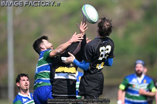 2022-03-20 Amatori Union Rugby Milano-Rugby CUS Milano Serie C 4576